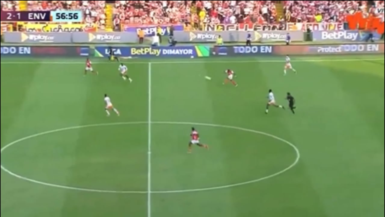 Santa Fe ganó, gustó y goleó a Envigado. Chaverra marcó el gol de la jornada.