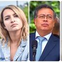 El presidente Gustavo Petro y sus hijos Andrea y Andrés, quienes hablaron con SEMANA.