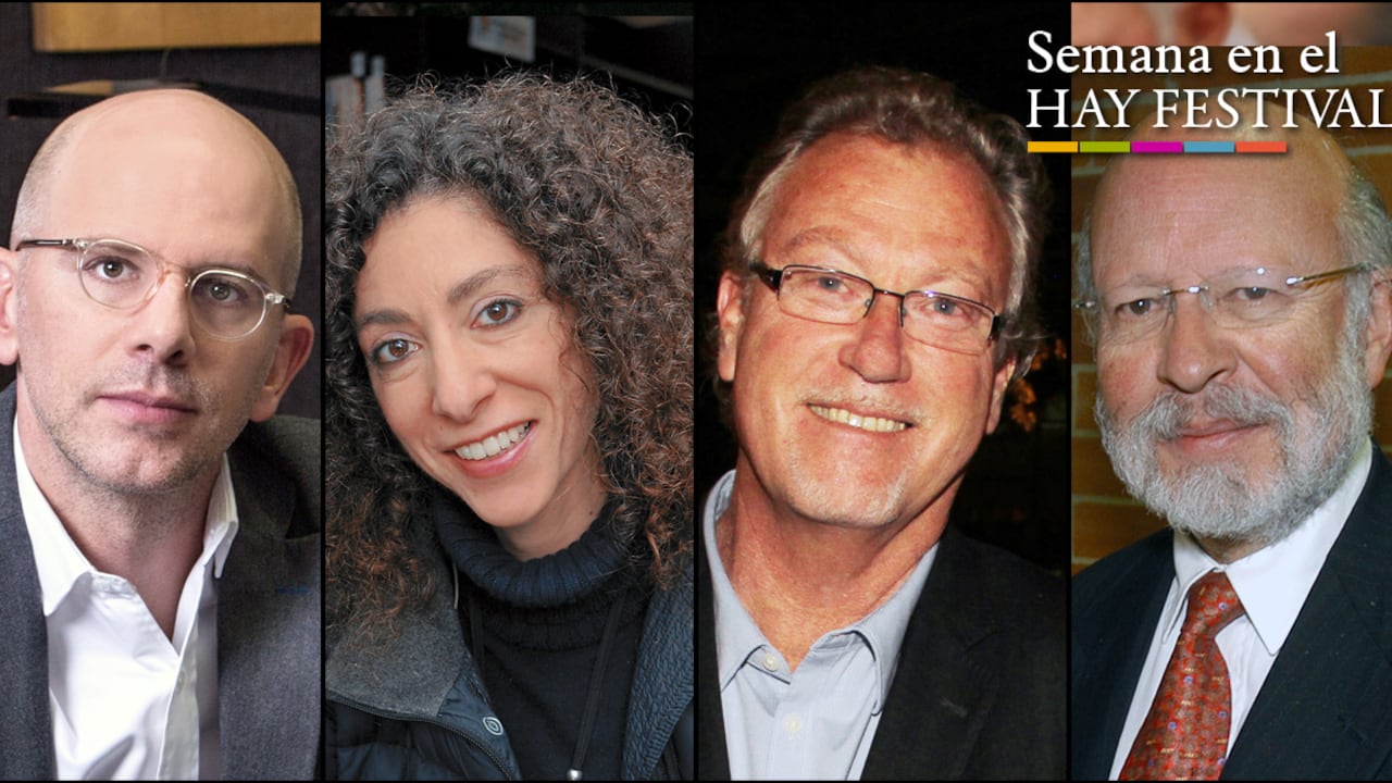 Alejandro Santos, Leila Guerriero, Jon Lee Anderson y Álvaro Tirado Mejía.