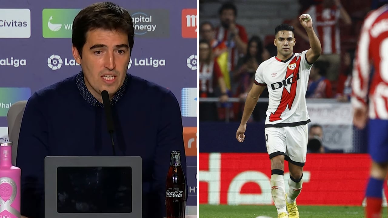 Iraola decidió dejar a Falcao en el campo a pesar de estar cansado