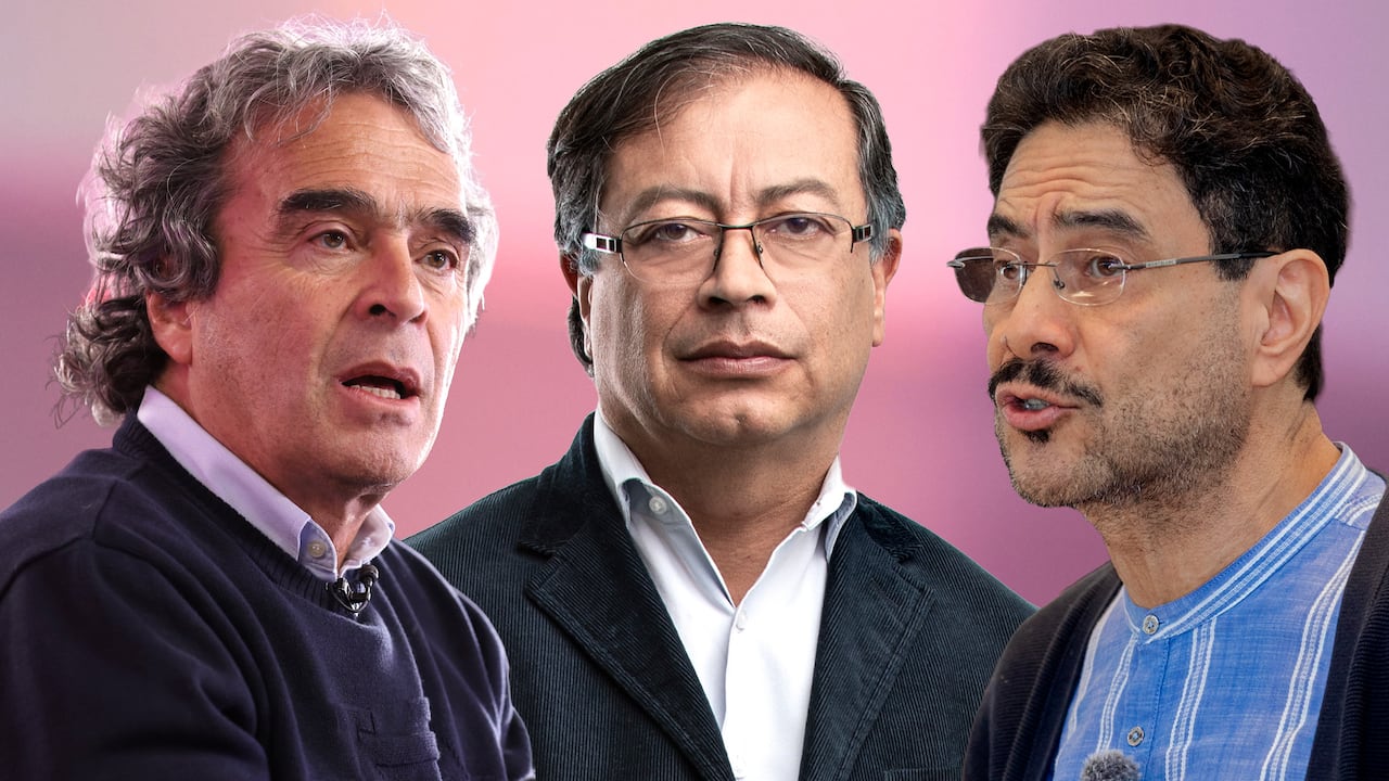 Sergio Fajardo, Gustavo Petro e Iván Cepeda.