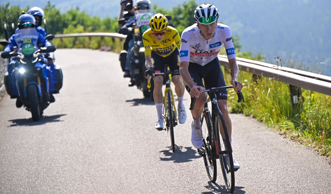 Al inicio de la segunda semana Pogacar y Vingegaard lideran la clasificación general.