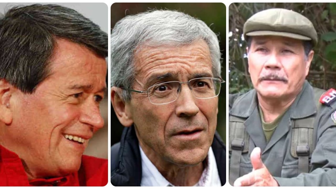 Pablo Beltrán, Francisco De Roux, y Gabino.