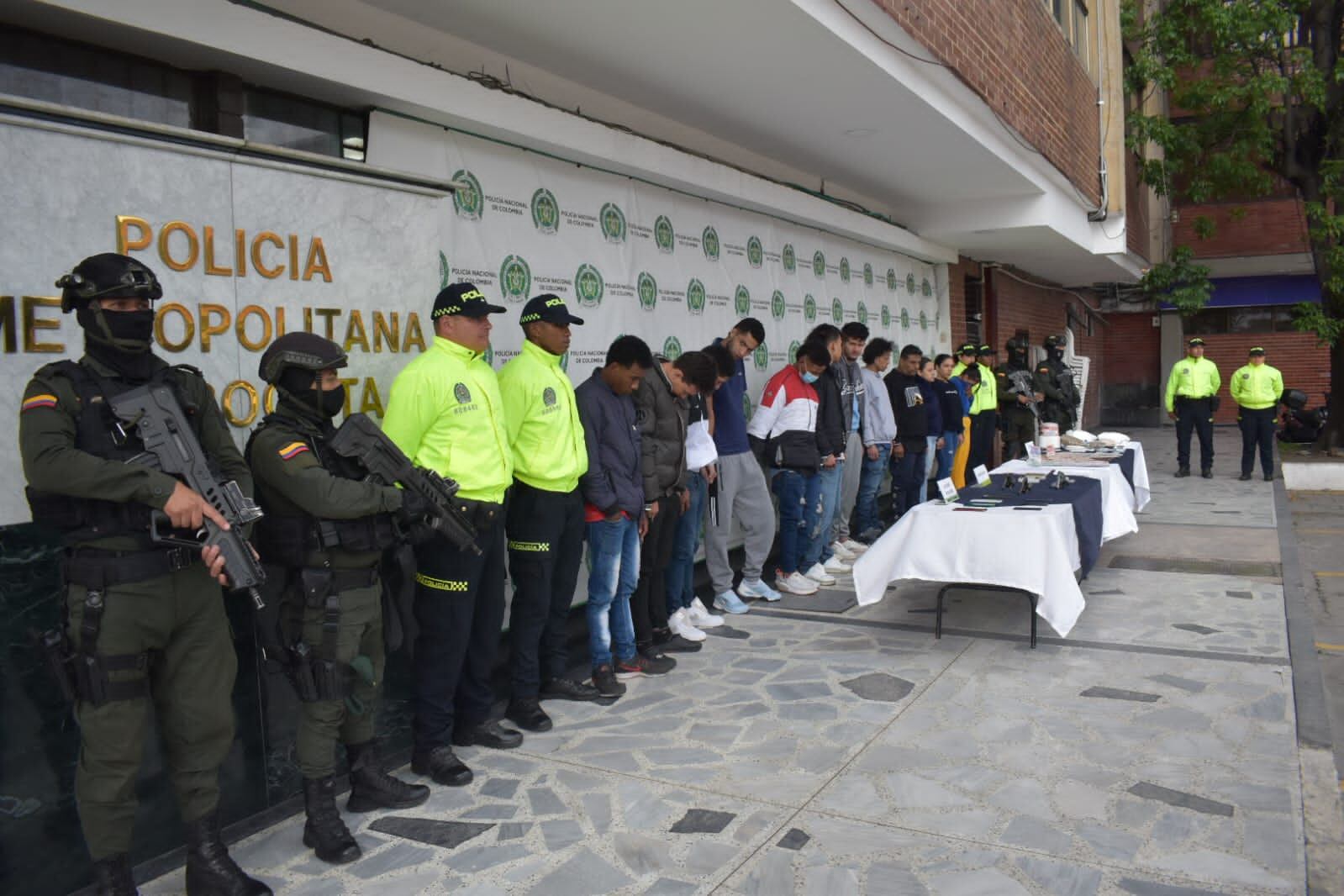 Estos delincuentes fueron detenidos por delitos como homicidios, concierto para delinquir, tráfico de estupefacientes y tráfico local de armas de fuego
