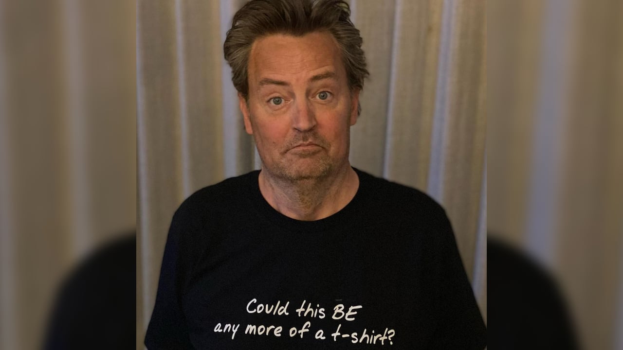 Matthew Perry lanza sus memorias en noviembre. Foto: Instagram @mattyperry4.