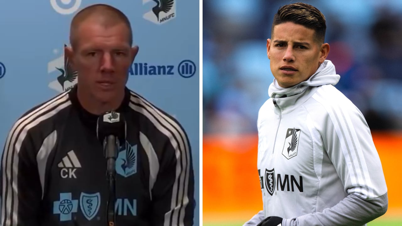 Cameron Knowles, técnico del Minnesota United, reveló por qué no puso a debutar a James Rodríguez ante Cincinnati.