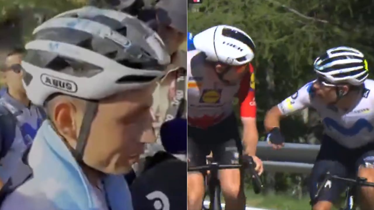 Einer Rubio y Derek Gee discutieron por un premio en medio de la etapa 19.