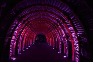 Catedral de Sal de Zipaquirá, celebrando la victoria de Egan Bernal