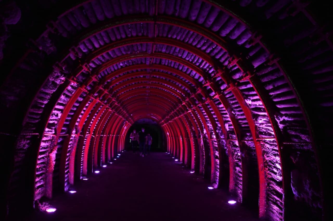 Catedral de Sal de Zipaquirá, celebrando la victoria de Egan Bernal