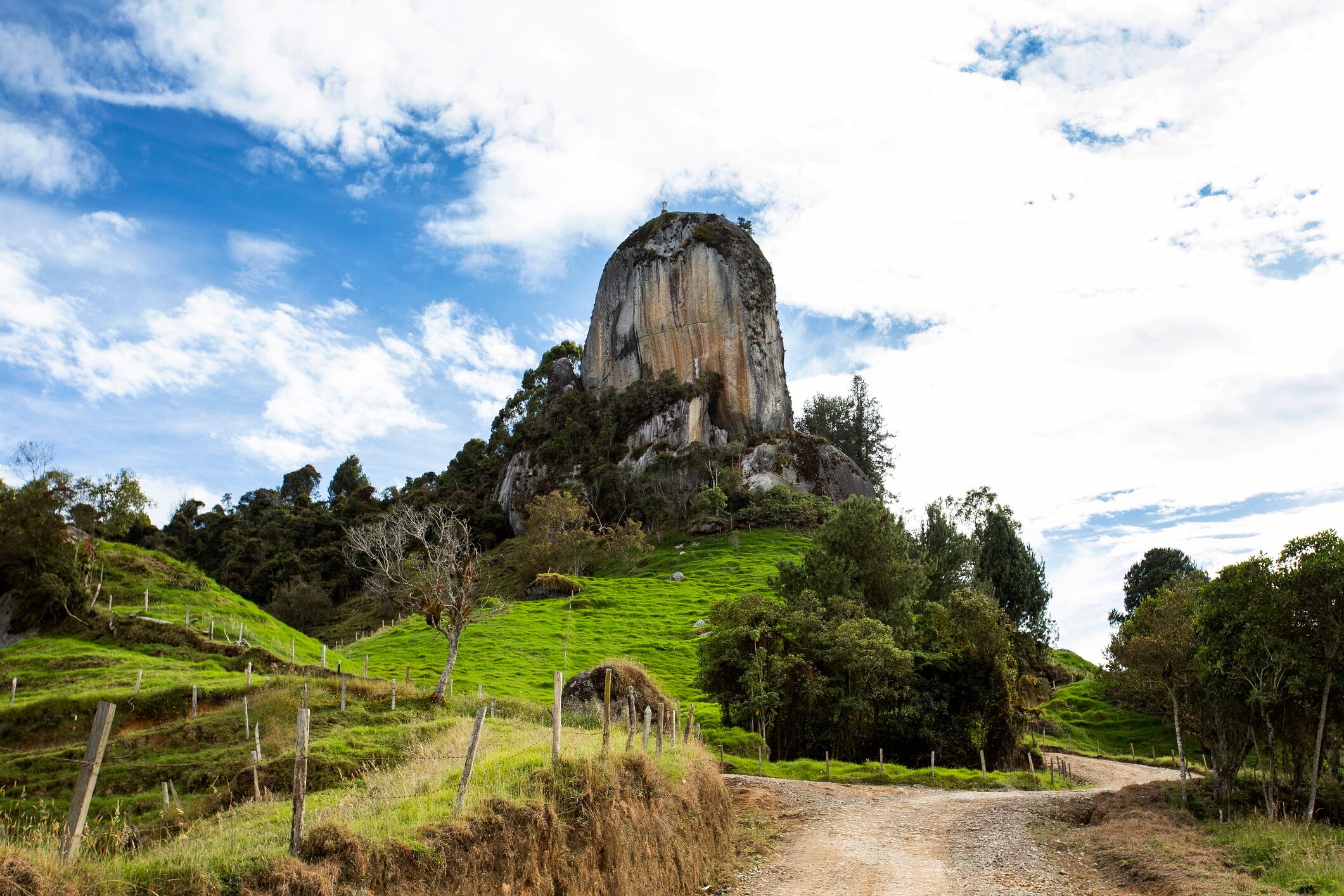 Monolito "piedra del Peñol", en Antioquia