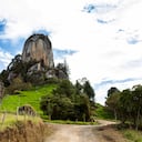 Monolito "piedra del Peñol", en el municipio de Entrerríos, Antioquia.