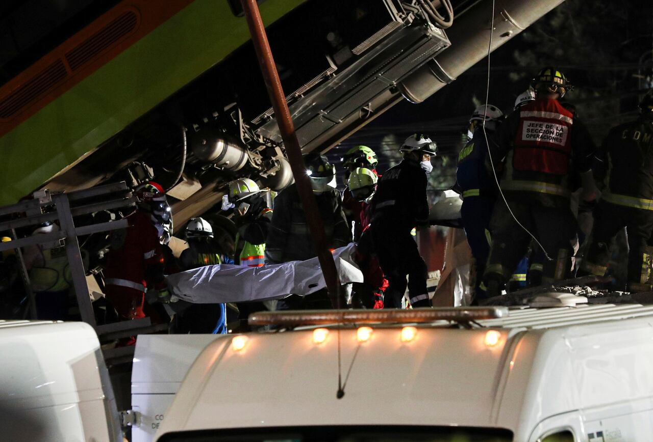 accidente metro mexico