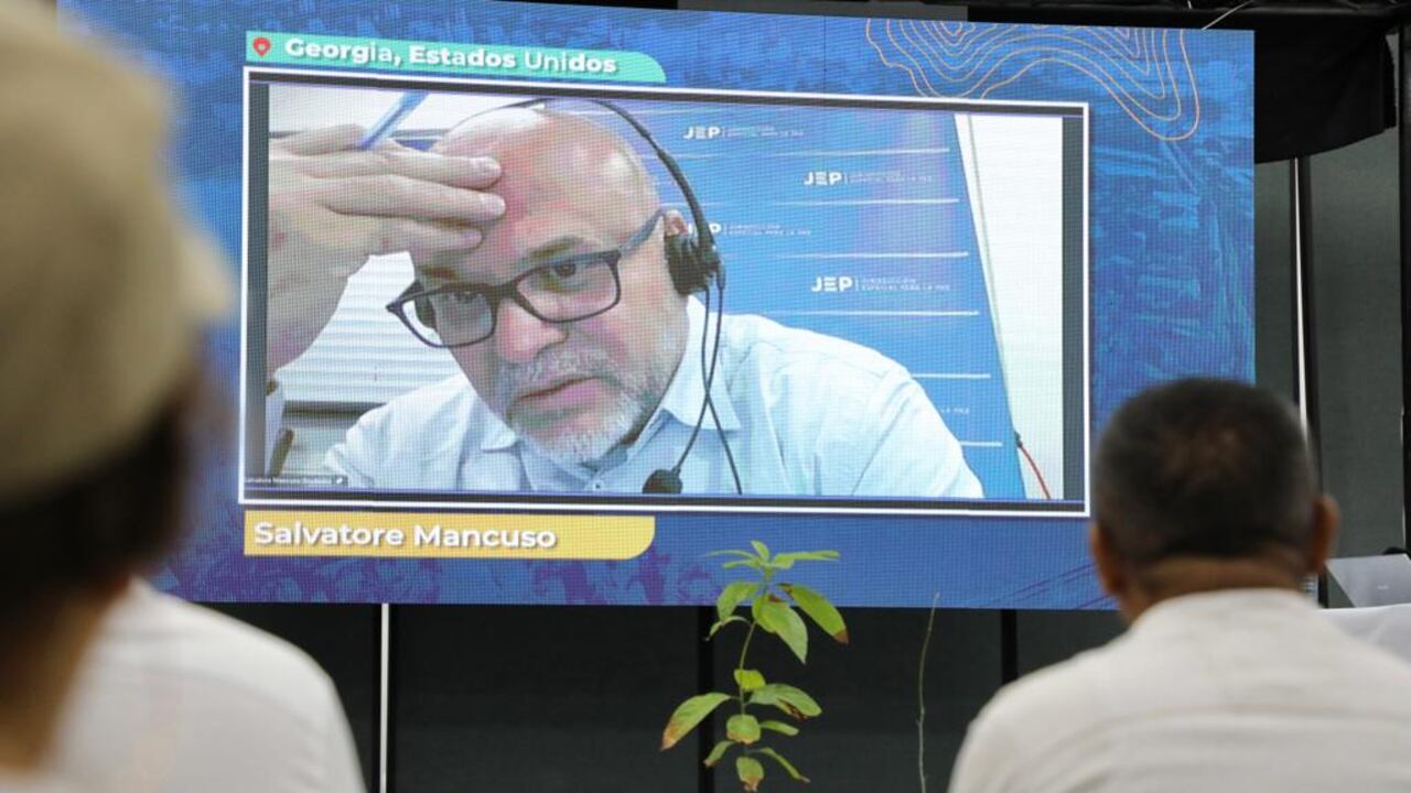 Salvatore Mancuso declaró ante la Jurisdicción Especial para la Paz.