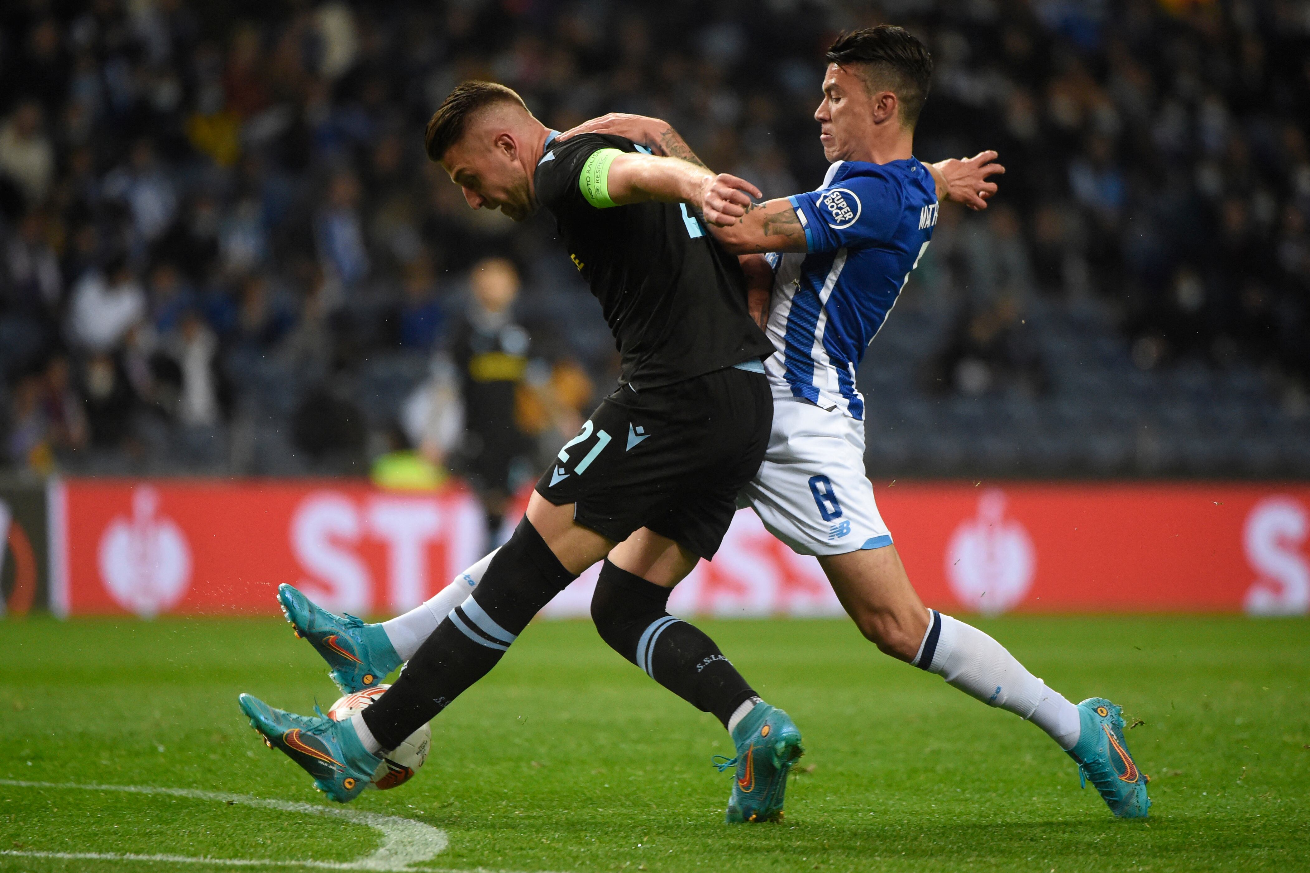 Matheus Uribe en el Porto vs. Lazio