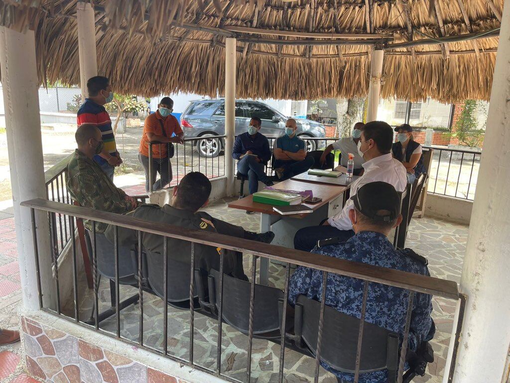 Reunión Inpec Montería fuga alias 5.7