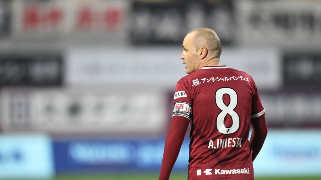 Andrés Iniesta anunció su salida del Vissel Kobe de Japón.