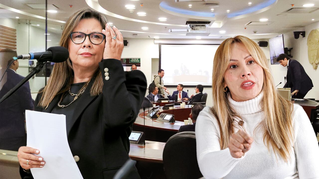 Luz Adriana Camargo y Sandra Ortiz. La fiscal Camargo no ha cumplido dos años en el cargo y ya superó 20 denuncias en su contra en la Comisión de Acusación.