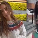 La mujer agresora se identifica en el video como Laura Lara.