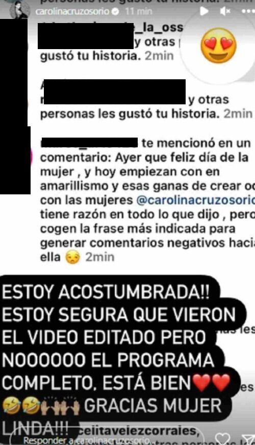 La vallecaucana habló de los comentarios que recibió por una opinión.