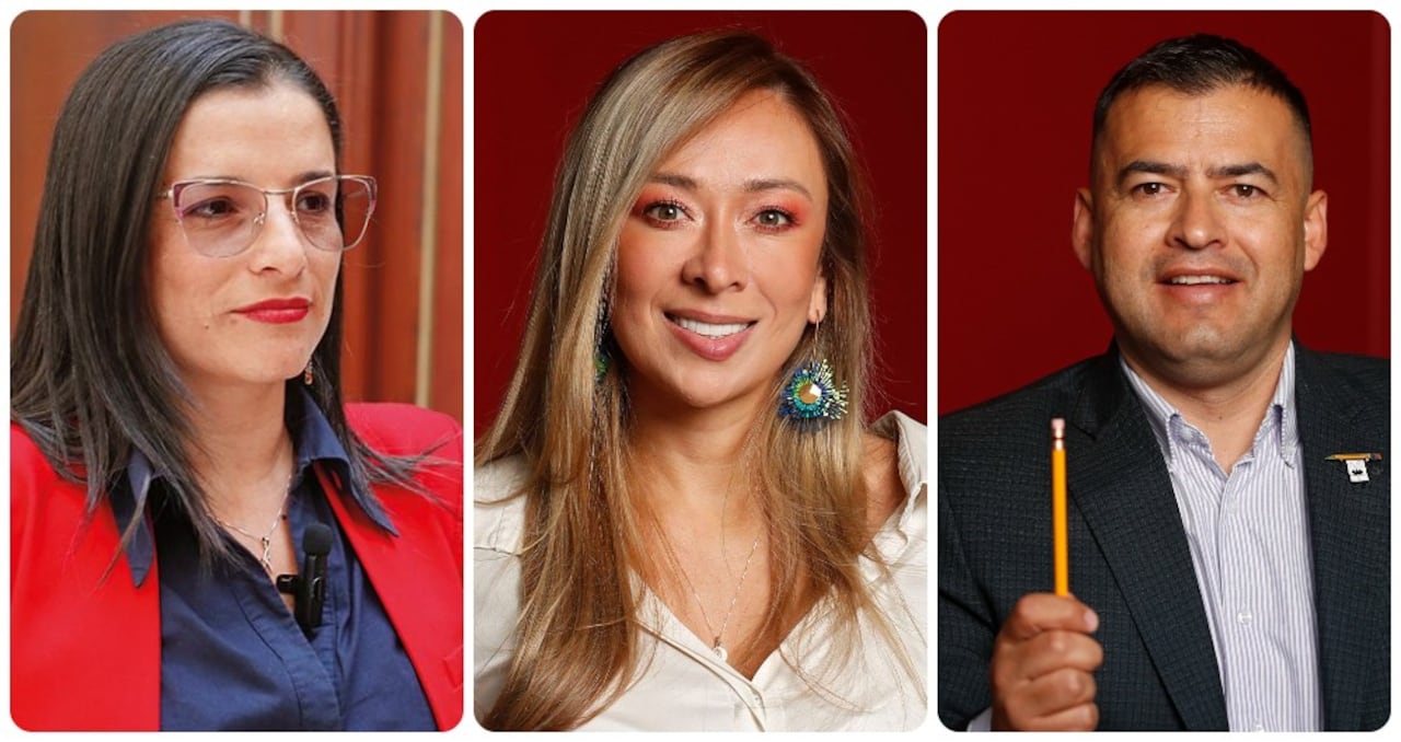 Martha Alfonso, Katherine Miranda y Jaime Raúl Salamanca.