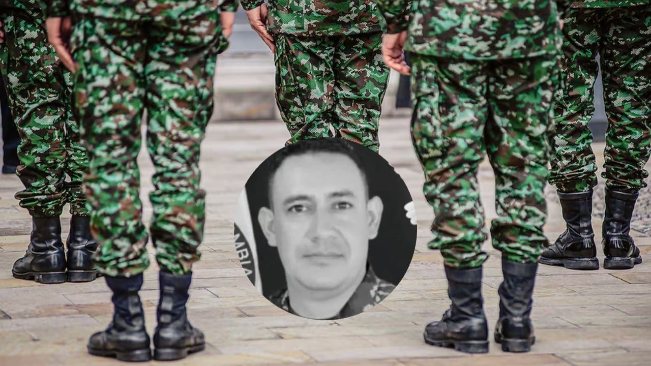 Imagen referencia de militares y el suboficial que fue asesinado en este hecho.