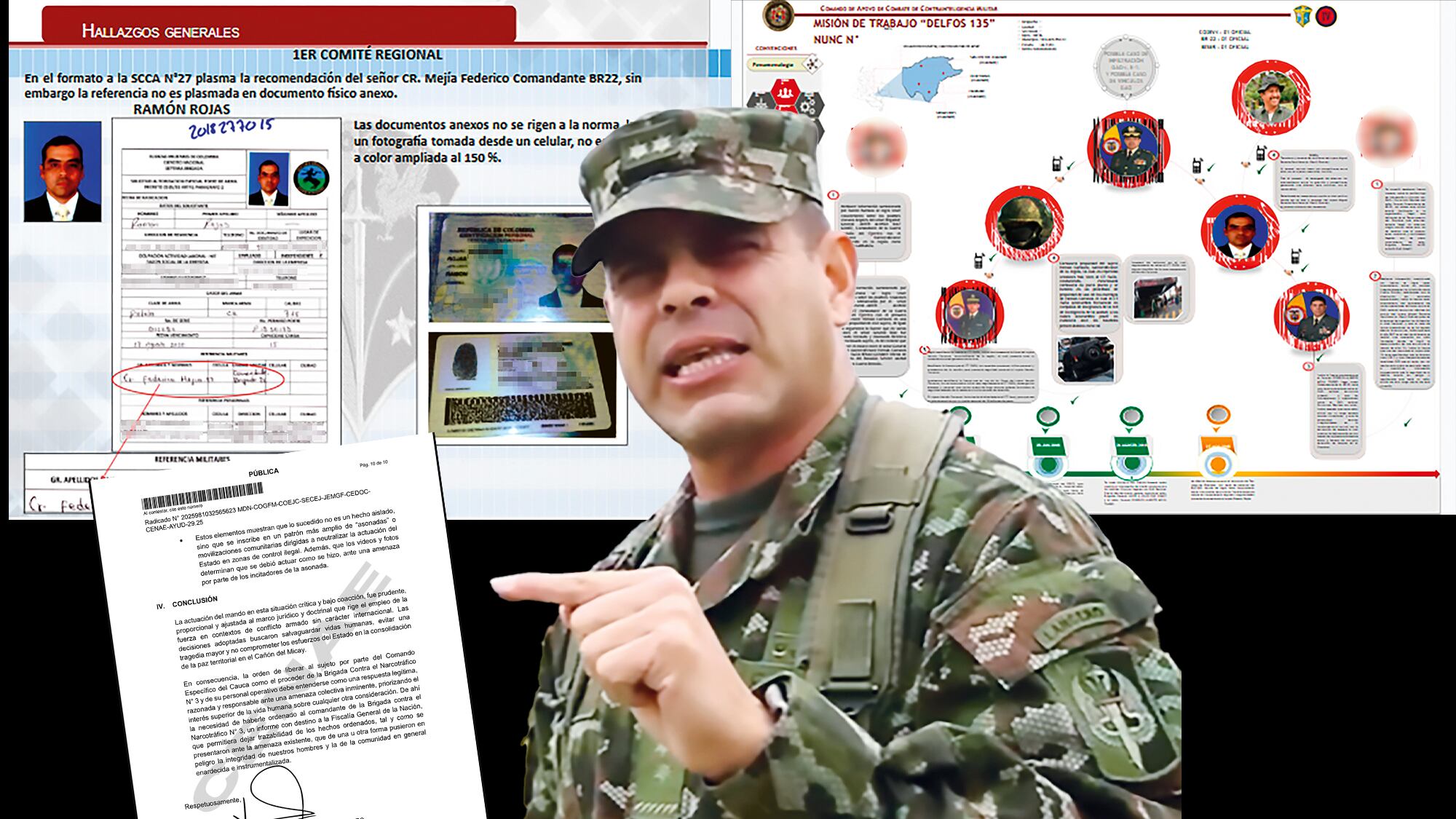 El general Federico Mejía usó un helicóptero del Ejército para liberar a un traficante de cocaína en el Cauca.