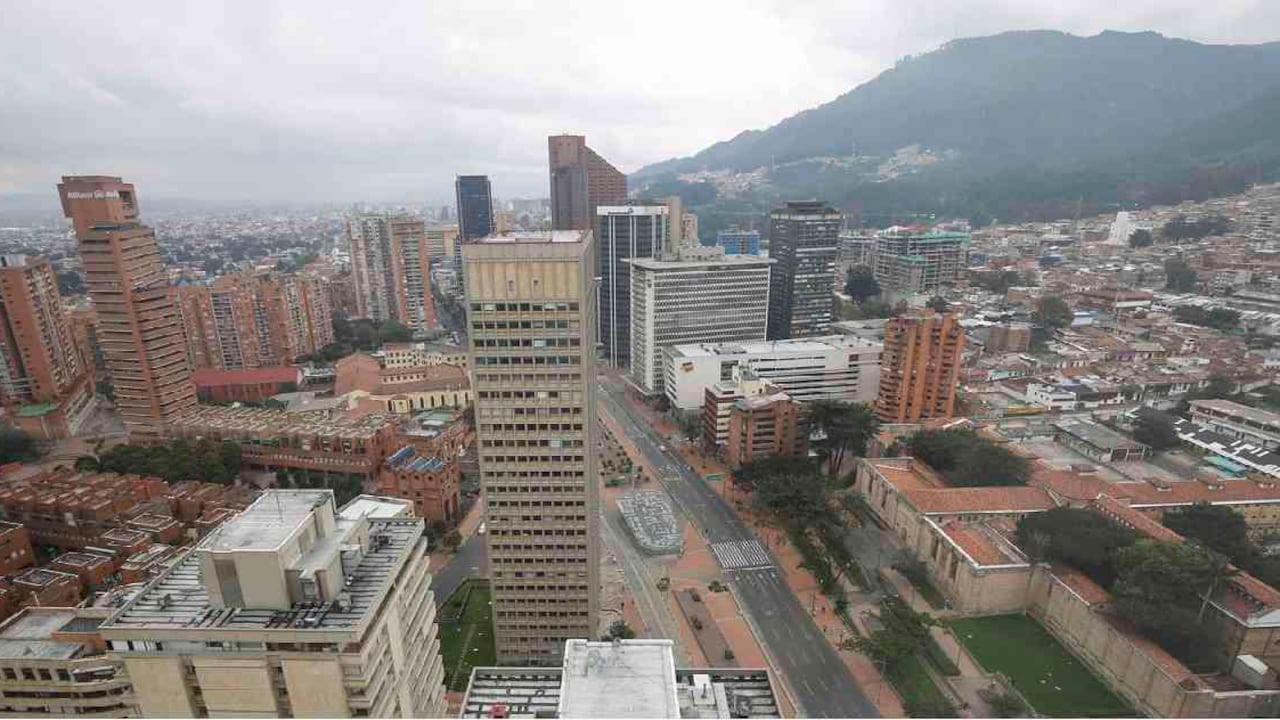 Así lucía Bogotá este martes 31 de marzo, en medio de la cuarentena. Foto: Guillermo Torres
