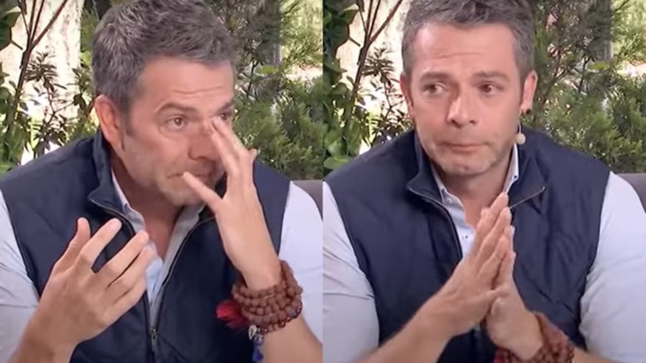 Iván Lalinde lloró en el programa 'Bravíssimo' al recordar a su madre.