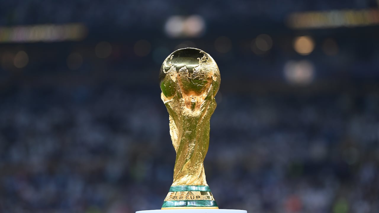 Trofeo de la Copa Mundial de la Fifa.