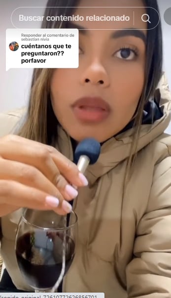 La joven se mostró triste porque le negaran la visa, aunque manifestó que intentará nuevamente en el futuro.