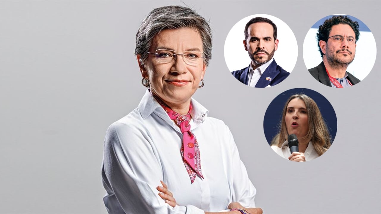 Claudia López, Abelardo de la Espriella, Iván Cepeda y Paloma Valencia.