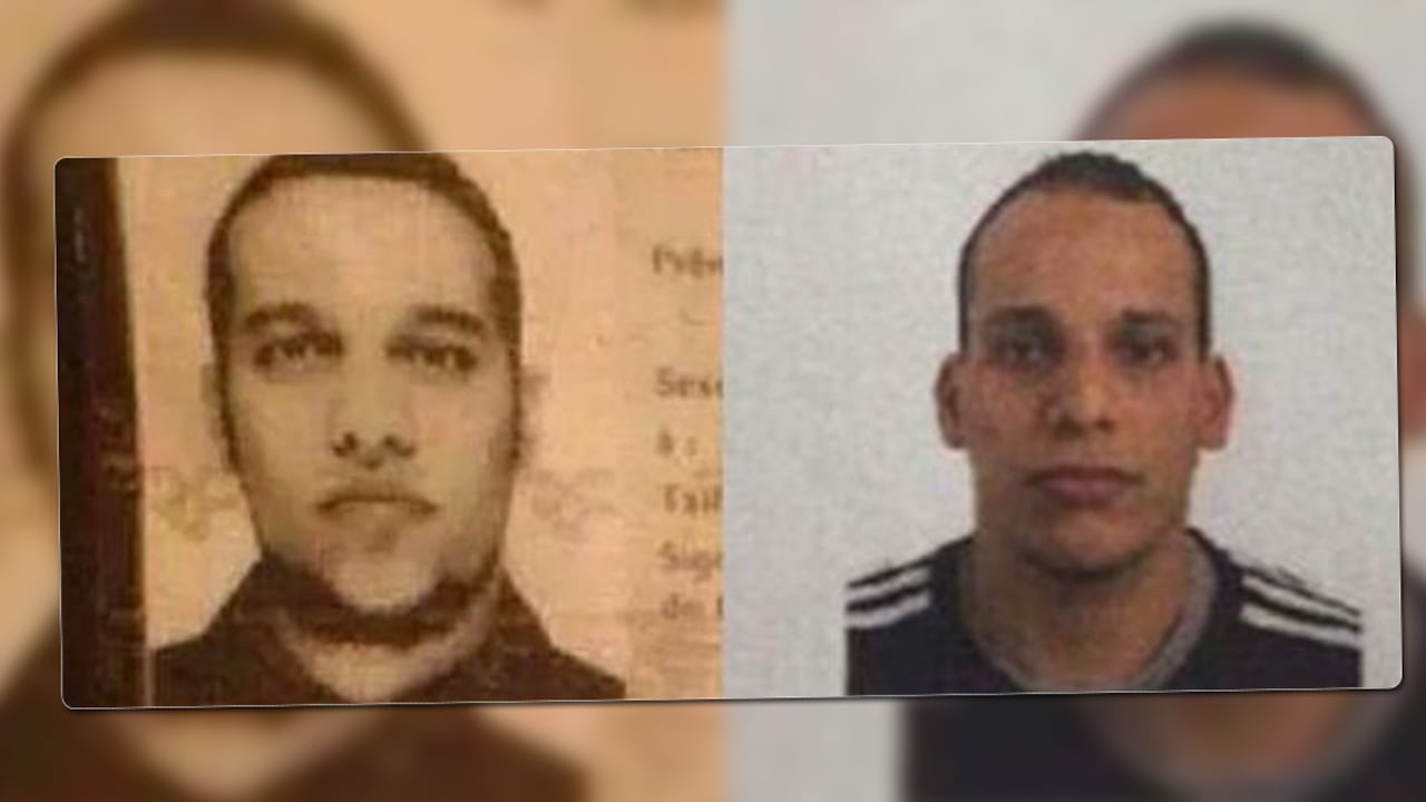 Estos serían dos de los sospechosos, los hermanos Saïd y Chérif K. El tercer hombre es Hamyd M.