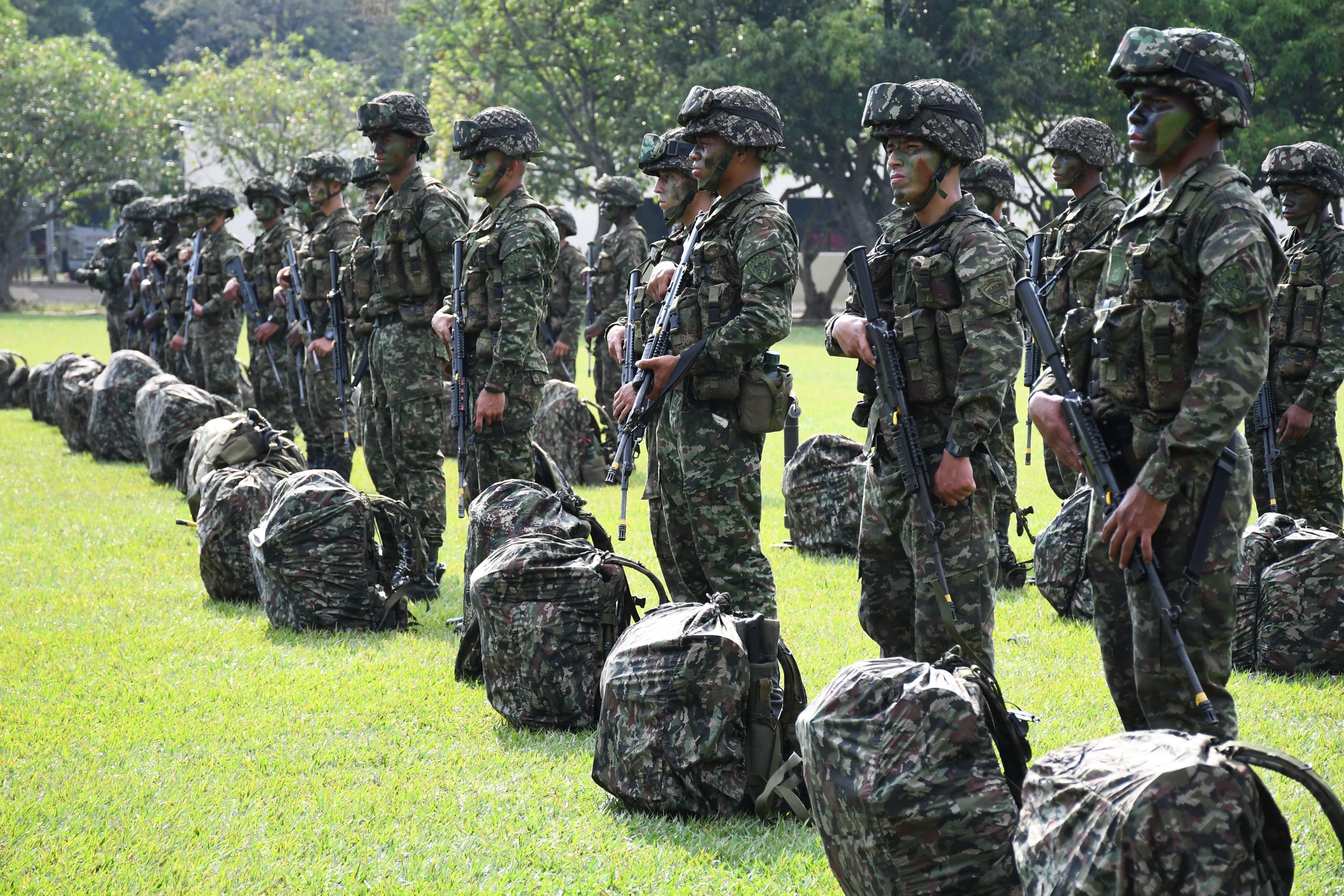 Llegada de soldados al Valle del Cauca