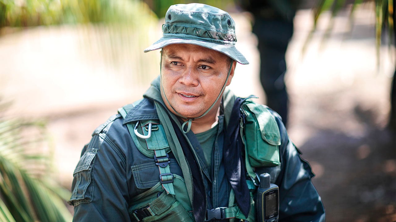 Alexánder Díaz Mendoza, alias Calarcá, líder de las disidencias de las Farc y hoy en día el guerrillero con más poder en el país.