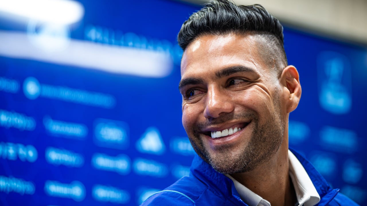 Radamel Falcao García ilusiona a la hinchada azul