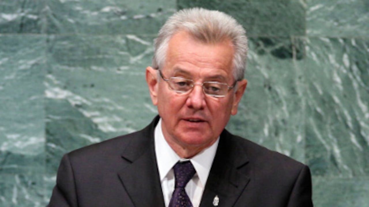 Pál Schmitt, presidente húngaro y jefe del Comité Olímpico nacional.