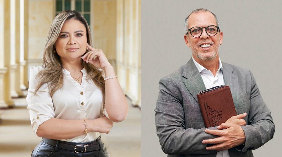 Lina María Garrido y Alfredo Saade.