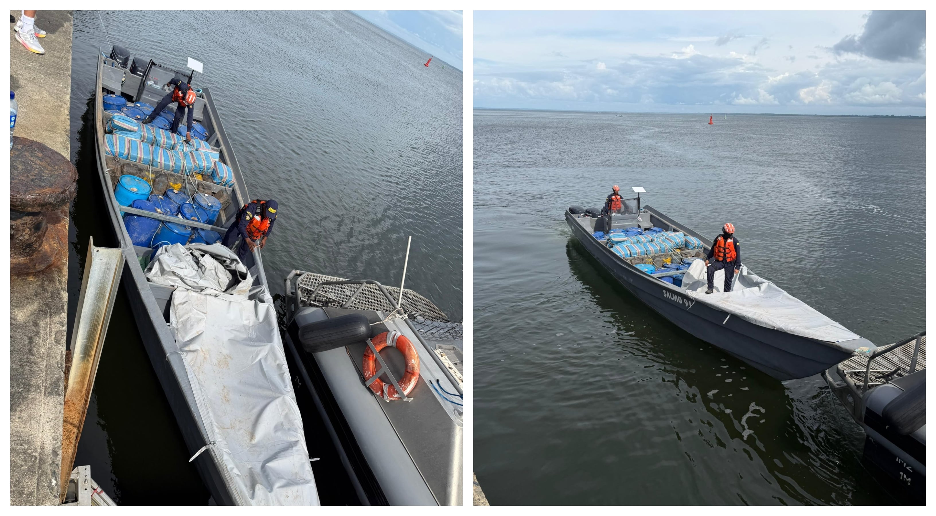 Petro anuncia incautación de cocaína en el Pacífico sur.