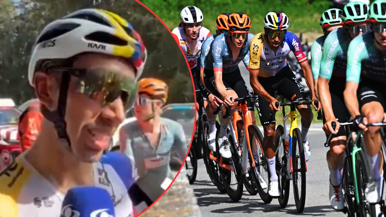 Egan Bernal, del Netcompany Ineos trabajó para Thymen Arensman en la etapa 16.