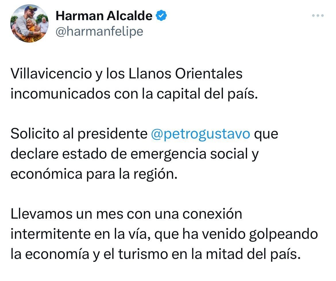 El alcalde pidió que se declare el estado de emergencia social y económica.
