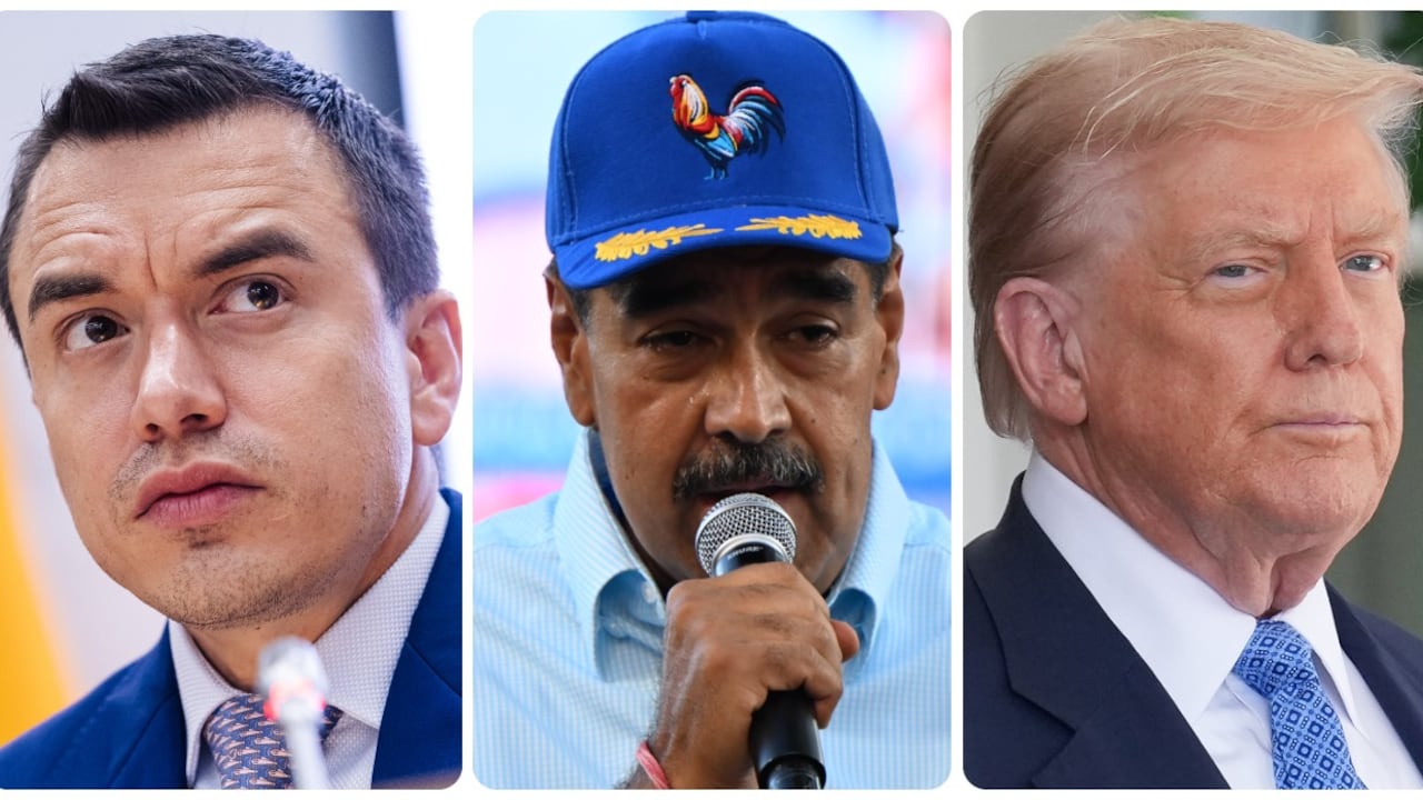 Noboa, Maduro y Trump