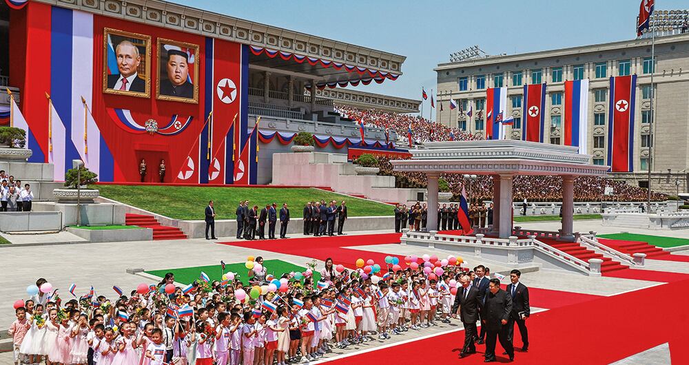 Cumbre de Vladimir Putin con Kim Jong-un.