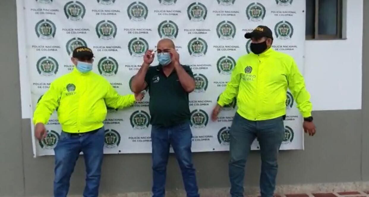 Las primeras imágenes de alias Manolo capturado