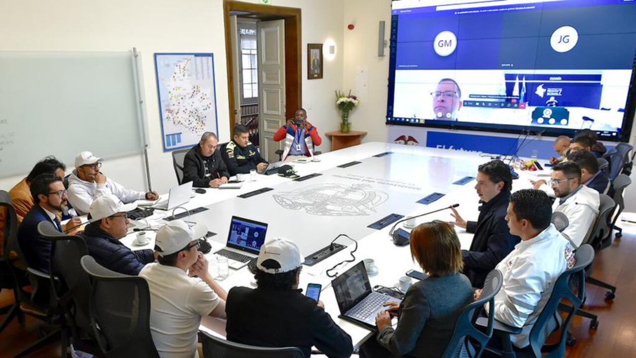 Puesto de mando unificado marchas de la oposición