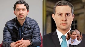 Daniel Briceño, Mario Alcocer y Verónica Alcocer.