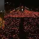 Las imágenes le están dando la vuelta al mundo.