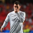 Messi marcó en el empate 1-1 ante Benfica el pasado miércoles