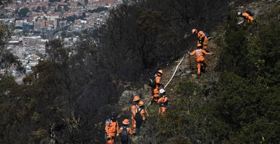 Organismos de socorro ayudan a apagar las conflagraciones.