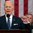 El presidente Joe Biden pronuncia el discurso sobre el estado de la Unión en una sesión conjunta del Congreso en el Capitolio de los Estados Unidos, el 7 de febrero de 2023, (Jacquelyn Martin, Pool, File)