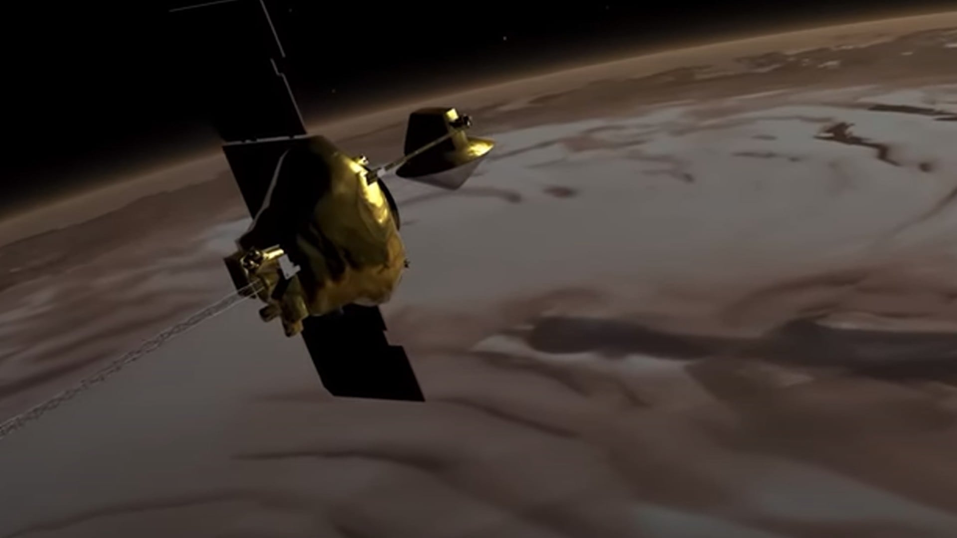 El fenómeno hace que algunas partes del planeta rojo se cubran de escarcha; la nieve solo aparece en algunos cráteres.